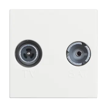 CLASSIA TV/RD UTIČNICA RF-M/RF-Ž/14dB/75OHM PROLAZNA 2M BIJELA