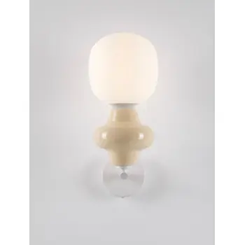 CLIO ZIDNA LAMPA LED E14/5W/ŽUTA & BIJELA