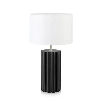 COLUMN STOLNA LAMPA CRNO/BIJELA E14