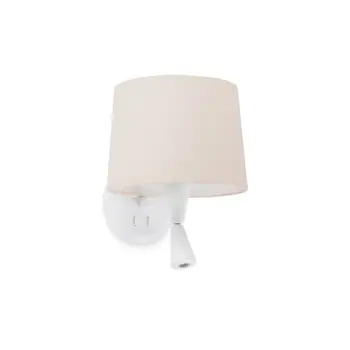 CONGA WHITE READER ZIDNA SVJETILJKA  BEIGE LAMPSHADE fi215*