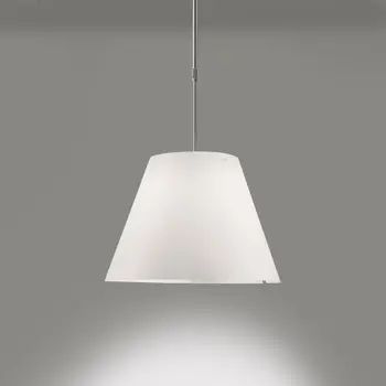 COSTANZA D13s VISILICA ALUMINIJ S BIJELIM SJENILOM E27