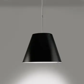 COSTANZA D13s VISILICA ALUMINIJ S CRNIM SJENILOM E27