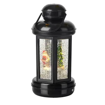 COSY LANTERN DEKORACIJA CRNA 20cm 2/DIOD/LED/