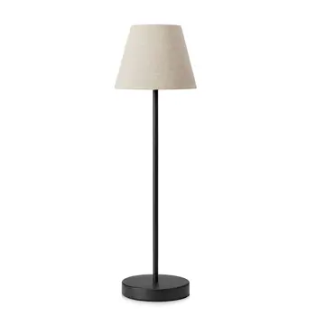 COZY STOLNA LAMPA CRNA/BEŽ E14