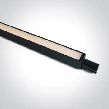 CRNA LED LINEARNA SVJETILJKA ZA Plug & Play ŠINE 32W CCT 48V IP20