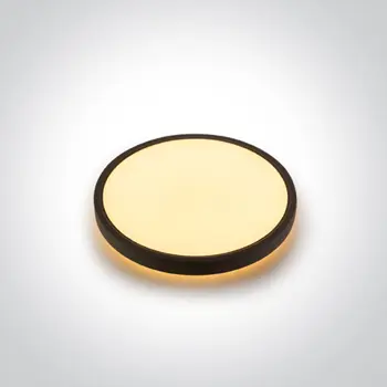 CRNA LED PLAFONJERA S POZADINSKIM OSVJETLJENJEM 30W+3W CCT IP20 230V