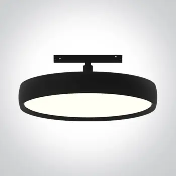 CRNA LED PLAFONJERA ZA MAGNETNE ŠINE 30W CCT 48V IP20 UGR19 MINI/P&P
