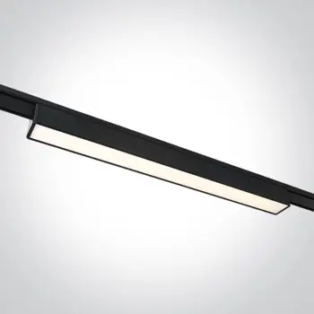 CRNA LINEARNA LED SVJETILJKA ZA FLAT MAGNETNE ŠINE 10W CCT 48V IP20