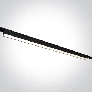 CRNA LINEARNA LED SVJETILJKA ZA FLAT MAGNETNE ŠINE 20W CCT 48V IP20
