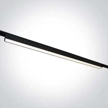 CRNA LINEARNA LED SVJETILJKA ZA FLAT MAGNETNE ŠINE 30W CCT 48V IP20