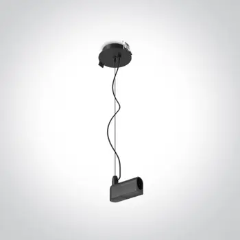CRNA Plug & Play UGRADBENA BAZA S KABELOM ZA NAPAJANJE + POKLOPAC IP20