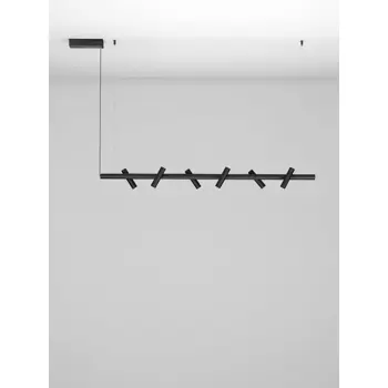 Crna Triac Dimabilna LED visilica Nova Luce Avelo, 29W
