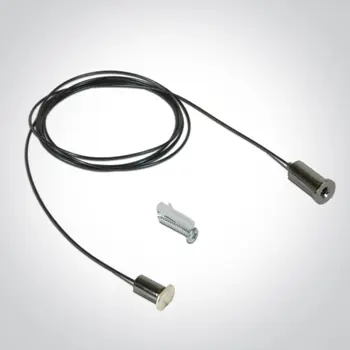 CRNI OVJES ZA FLAT MAGNETNE ŠINE 2m