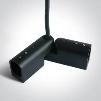 CRNI Plug & Play KABEL ZA NAPAJANJE I PRILAGODLJIV KUT ZA ŠINE ON/OFF / DALI