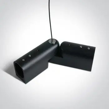 CRNI Plug & Play PRILAGODLJIV KUT ZA ŠINE IP20