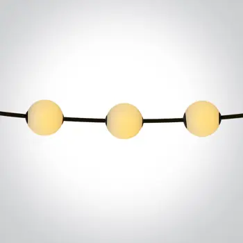 CRNI RASVJETNI LANAC 5,5m 6x1W EW IP65 24V