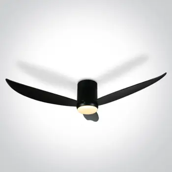 CRNI VENTILATOR S LED SVJETILJKOM 29W 15W CCT IP20 230V