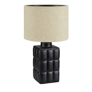 CUSCINI STOLNA LAMPA CRNA/BEŽ E14