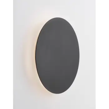 CYRCLE ZIDNA LAMPA LED 12W/3000K/1300lm/IP20/CRNA