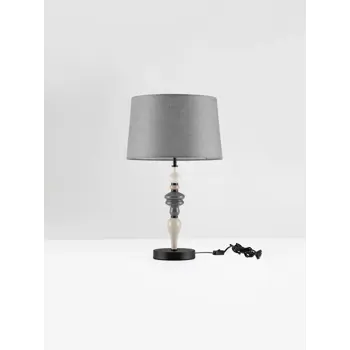 DAMO STOLNA LAMPA  E27/12W/SIVA & SMEĐA