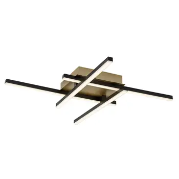 Demir PLAFONSKA  SVJETILJKA  LED 24W/CRNA/ ZLATNA/IP20/1880lm