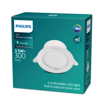 Diamond Cut PHILIPS UGRADBENA SVJETILJKA G2 DL264 RD090 4.5W40K BIJELA