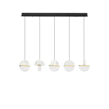 DORIN LED VISILICA BIJELA/STAKLO 30W IP20 3000K TRIAK PRIGUŠLJIVA