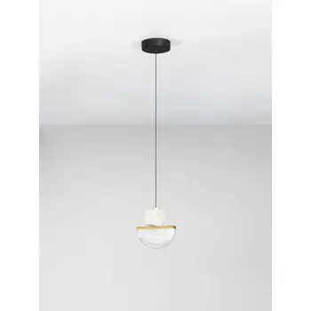 DORIN LED VISILICA BIJELA/STAKLO 7W IP20 2700K TRIAK PRIGUŠLJIVA