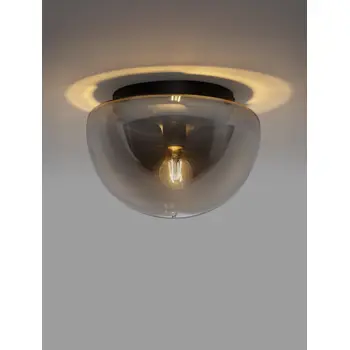 EBONY PLAFONJERA MATT CRNA LED E27 1x12W 100-240V IP20