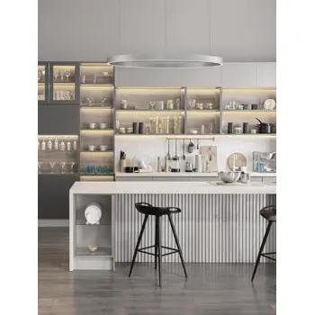 ELOWEN VISILICA LED 106W/3000K/4899lm/DIMM/IP20/BRUŠENO SREBRO