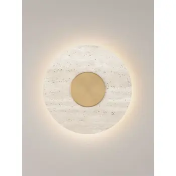 EMBER ZIDNA LED SVJETILJKA TRAVERTIN/ZLATNA 14W IP20 3000K