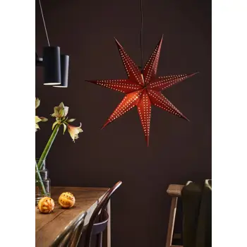 EMBLA VISILICA ZVIJEZDA 75cm SMEĐA E14 1x25W1,5m