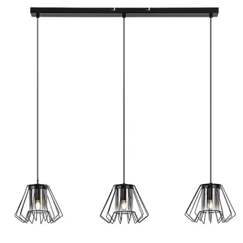 Emerencia VISILICA E27 3x MAX 40W/CRNA/IP20