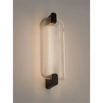 EMERY ZIDNA LED SVJETILJKA CRNA/STAKLO 13W IP20 3000K