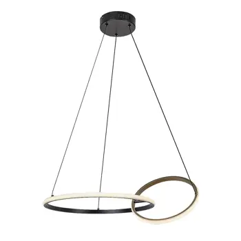 EMILION VISILICA LED 36W/CRNA/ ZLATNA/IP20/2150lm