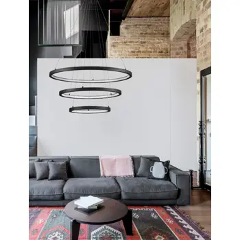 EMPATIA VISILICA LED 108W/3000K/2245lm/DIMM/IP20/CRNA