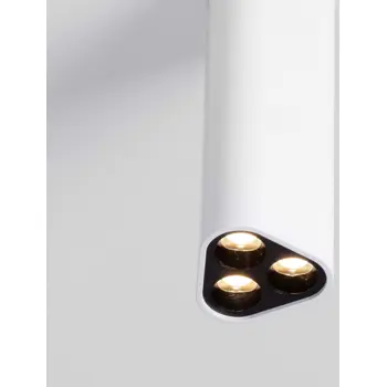 ETHO STROPNA SVJETILJKA LED /3000K/6W/454Lm/BIJELO-CRNA