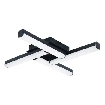 EVAN KUPAONSKA SVJETILJKA LED 18/MAT CRNA/IP44/1750lm