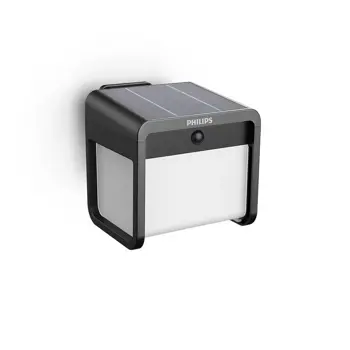 Ezra VANJSKA LED ZIDNA SVJETILJKA SA SENZOROM 1.8W 3000K CRNA