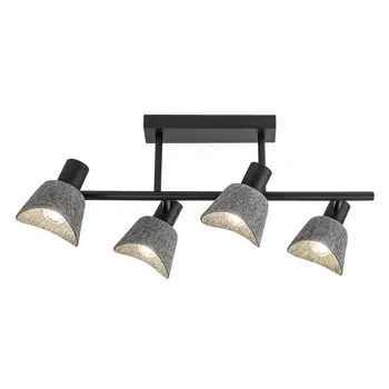 Farelia PLAFONSKA  SVJETILJKA  E14 4X MAX 10W/CRNA/IP20