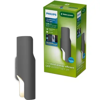 Fira VANJSKA ZIDNA SVJETILJKA 4.3W 2700K ANTRACIT