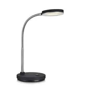FLEX STOLNA LAMPA 1L BLACK/CHROME DIOD/LED