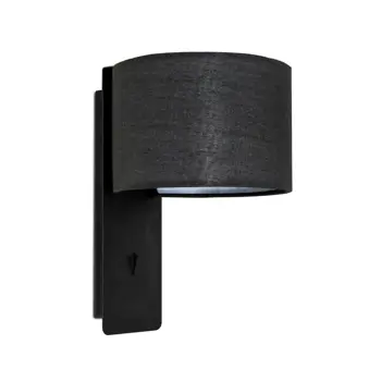 FOLD W/LAMP CRNA  E27