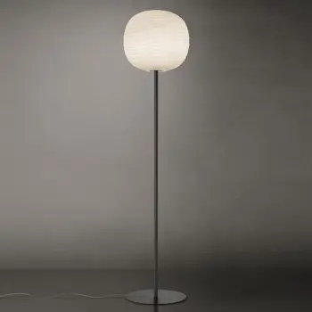 FOSCARINI GEM STAJAĆA LAMPA BIJELA/CRNA