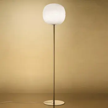 FOSCARINI GEM STAJAĆA LAMPA BIJELA/ZLATNA