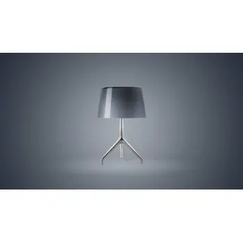 FOSCARINI LUMIERE XXL STOLNA LAMPA ALUMINIJ/SIVA
