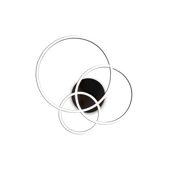 FRAME LED STROPNA LAMPA PL CRNA