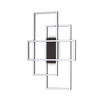 FRAME LED STROPNA SVJETILJKA PL RETTANGOLO CRNA