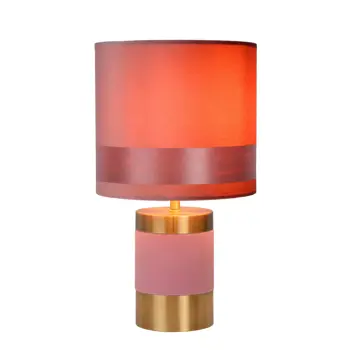 FRIZZLE STOLNA LAMPA Pink fi 18 1xE14 40W Metal