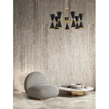 GALA VISLICA E14 /IP20/MATT CRNA & ZLATNA